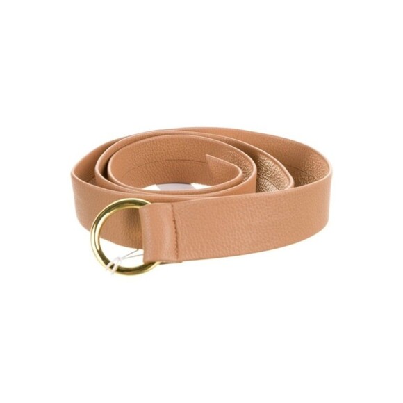 B-Low the Belt Mia Gold and Tan Chic Glam Business Casual Accent Belt NWT OS